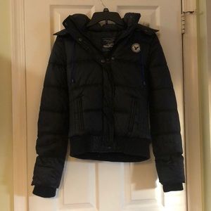 Black American Eagle winter coat
